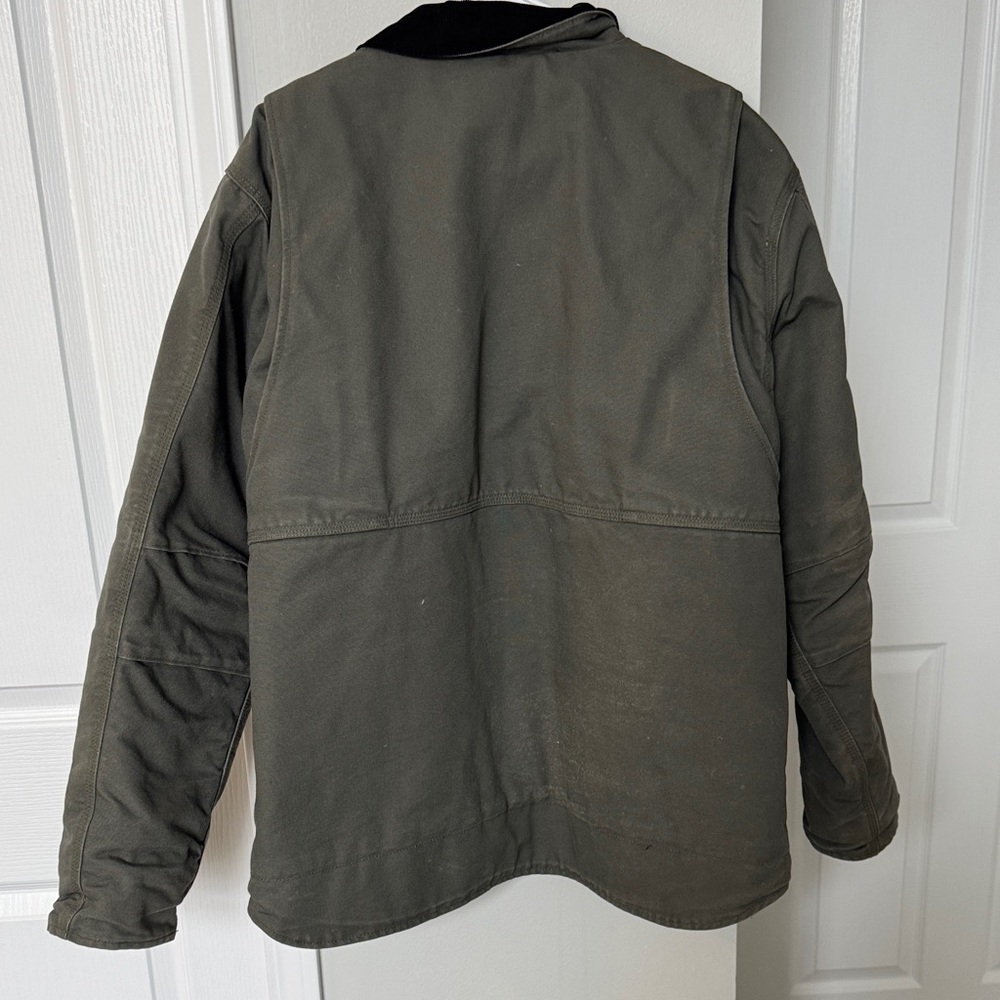 Carhartt Mens Olive Heavy Duty Jacket - Picture 4 of 6